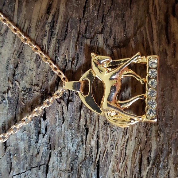 Saddle Stirrup Necklace. Horse Pony Equestrian Equine Horse Saddle Vaquero Rodeo - Picture 14 of 14